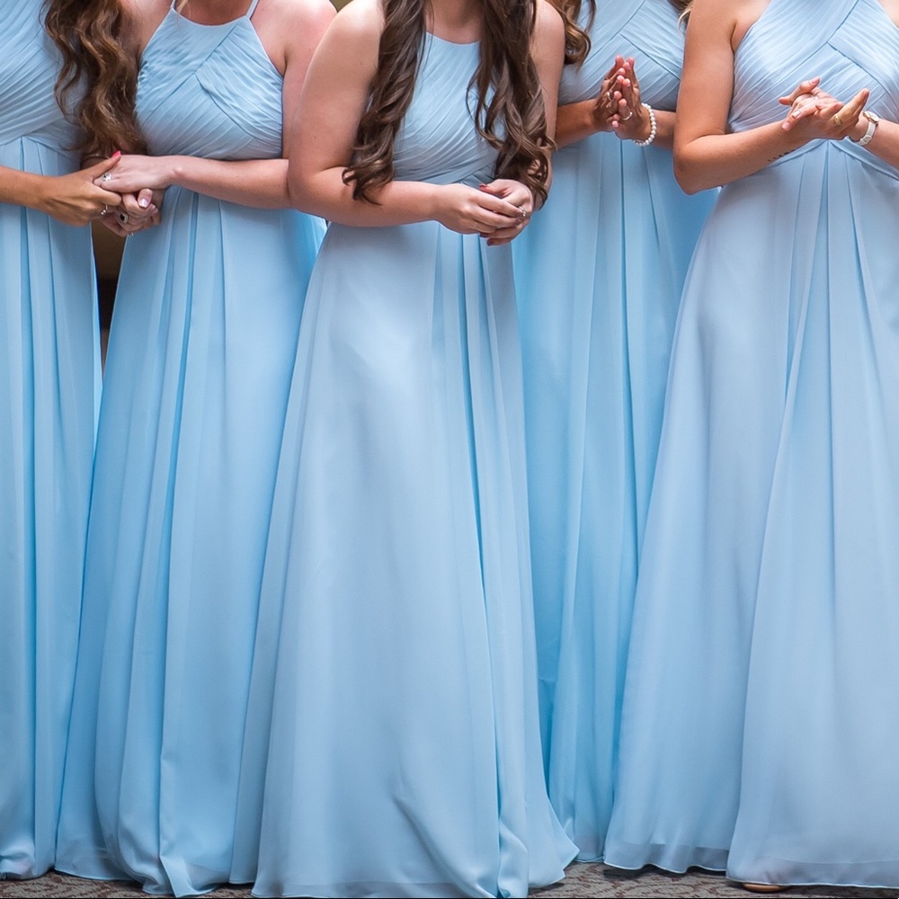 Light blue formal dress